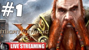 Might & Magic: X Legacy Walkthrough Part 1 Gameplay Let's Play Playthrough Live Stream 1080p